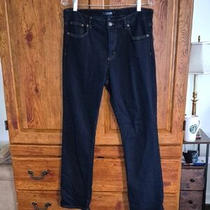 Chaps Straight Leg Dark Blue Jeans 12